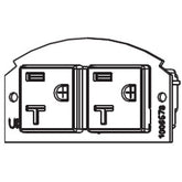 Legrand - Wiremold 68REC Evolution Series 20AMP Duplex Receptacles